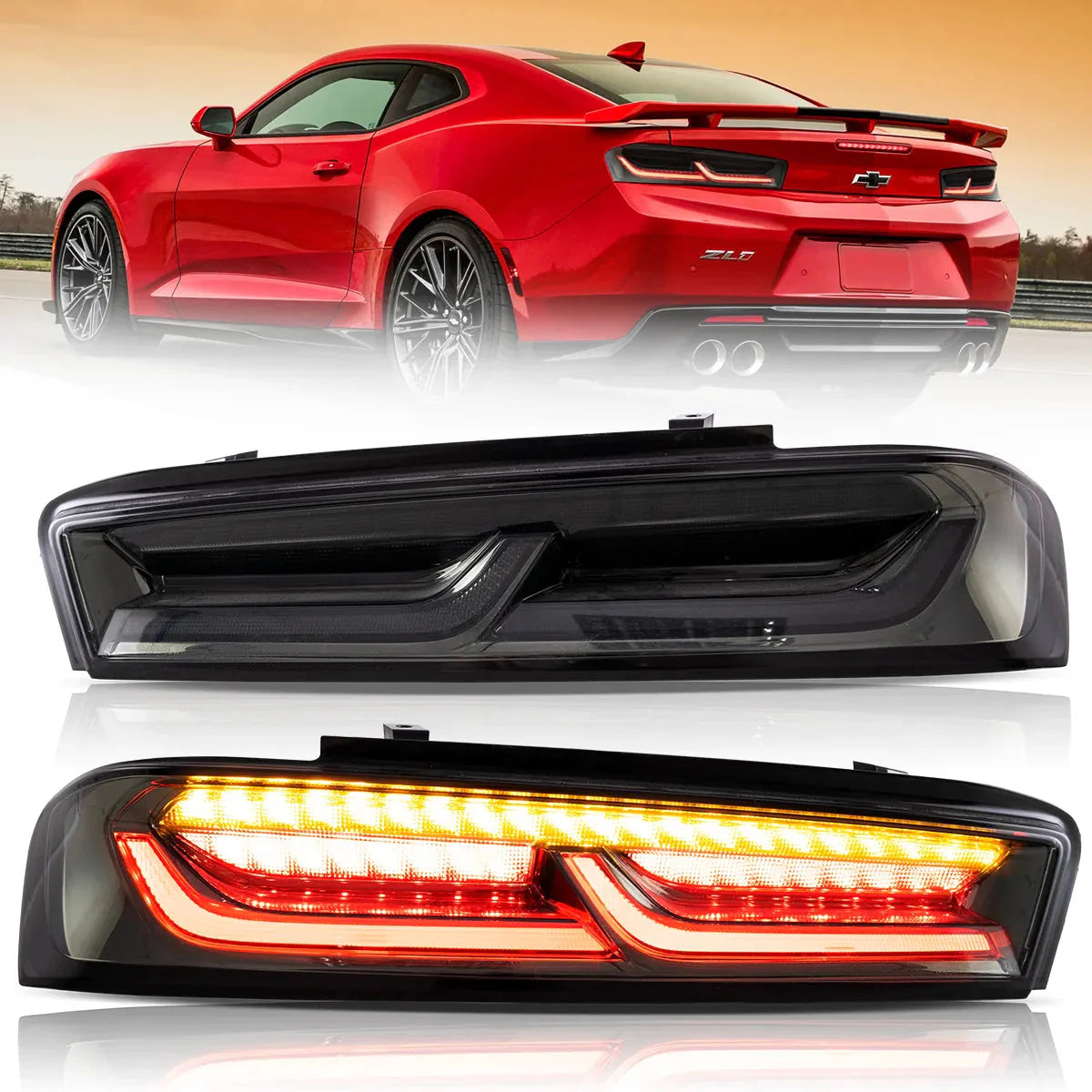 LED Tail Lights for Chevrolet Camaro Chevy 2016–2018