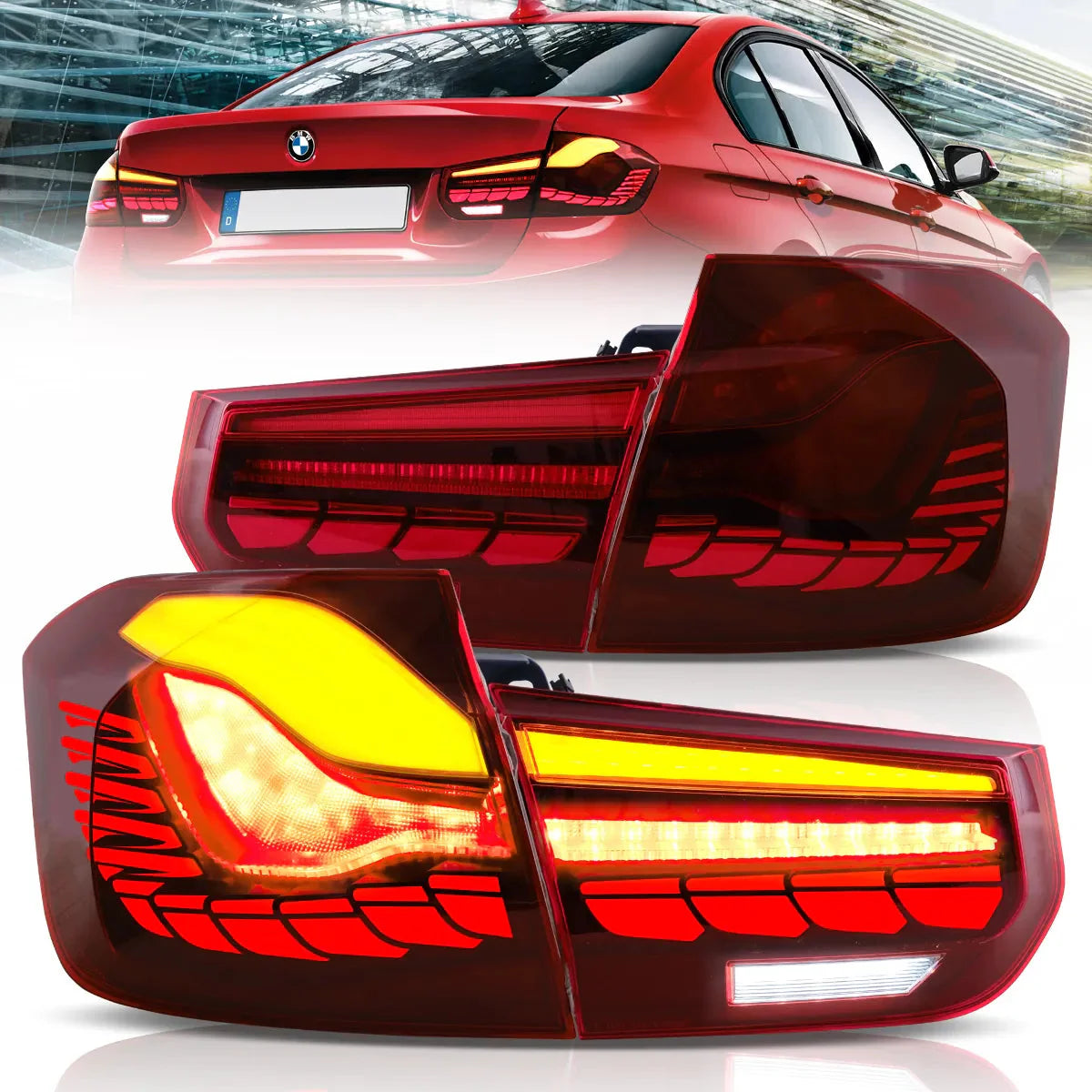 single Tail Lights & Headlights