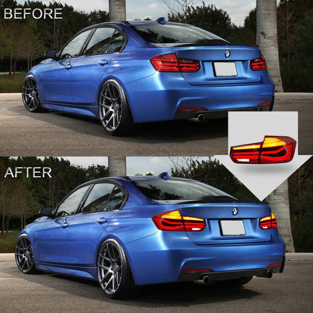 LED Tail Lights for BMW 3 Series F30 F80 F35 2012–2019