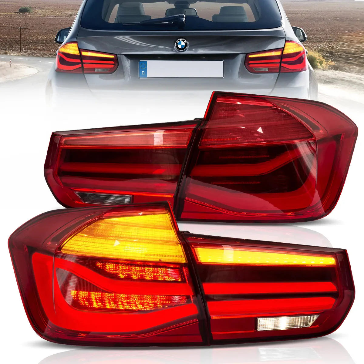 LED Tail Lights for BMW 3 Series F30 F80 F35 2012–2019