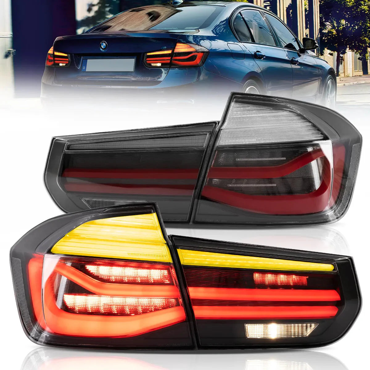 LED Tail Lights for BMW 3 Series F30 F80 F35 2012–2019