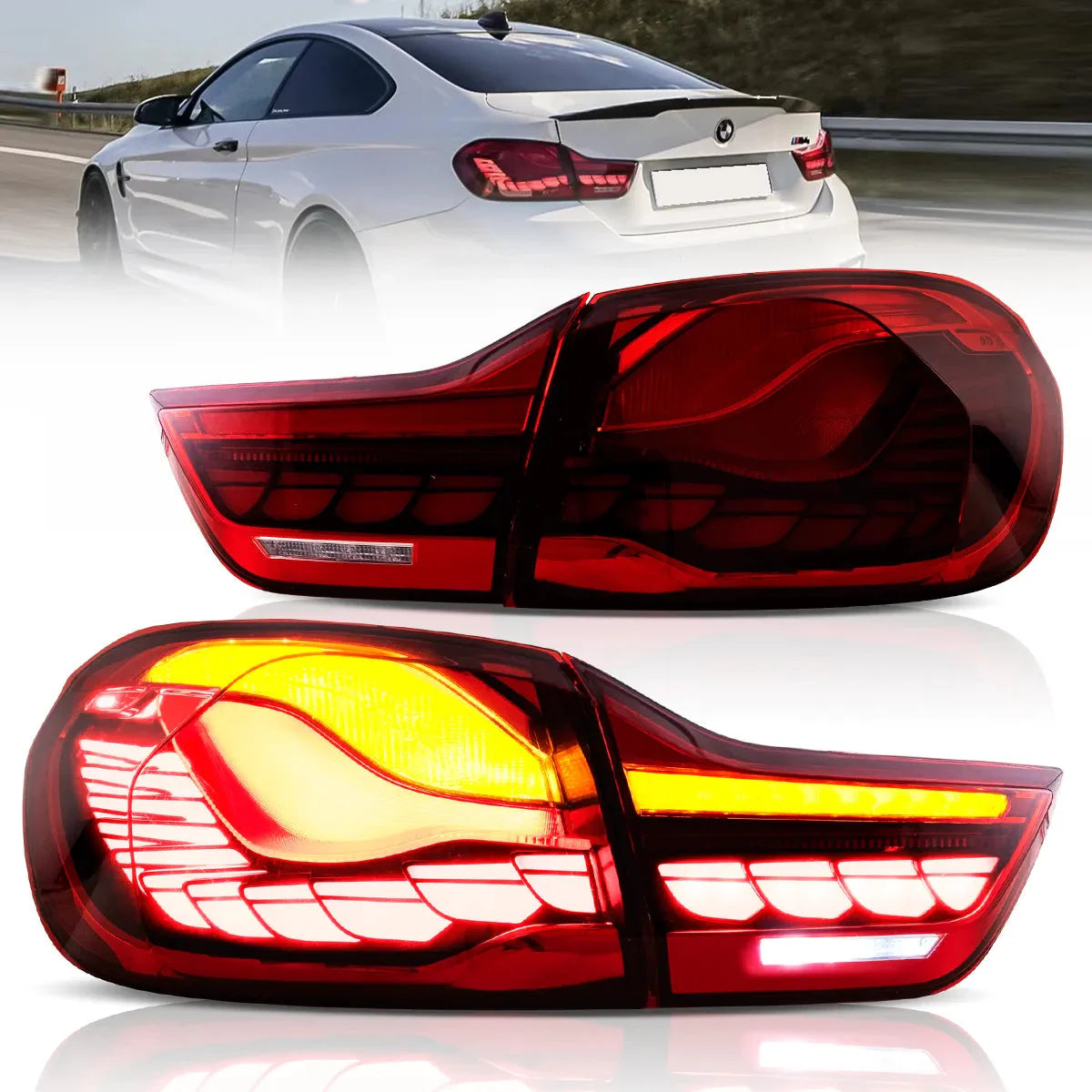 OLED GTS Tail Lights for BMW 4-Series M4 F32 F82 2014–2020