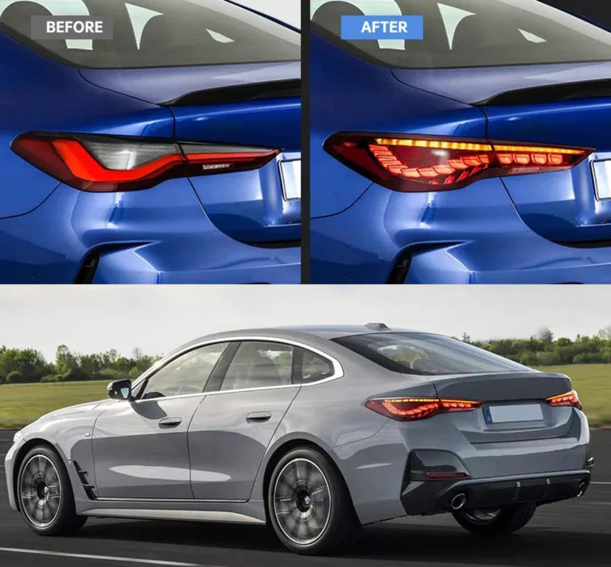 BMW 4 Series M4 G22/G23/G26/G82/G83 OLED Tail Lights 2021–2024 (Clearance)