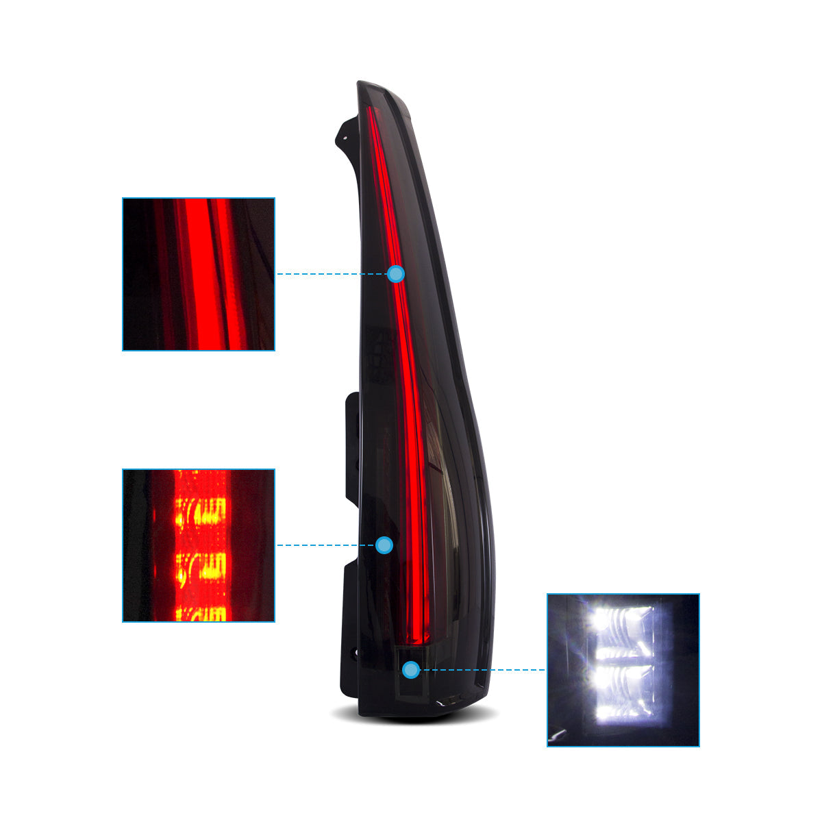 LED Tail Lights for Cadillac Escalade / ESV 2007–2014