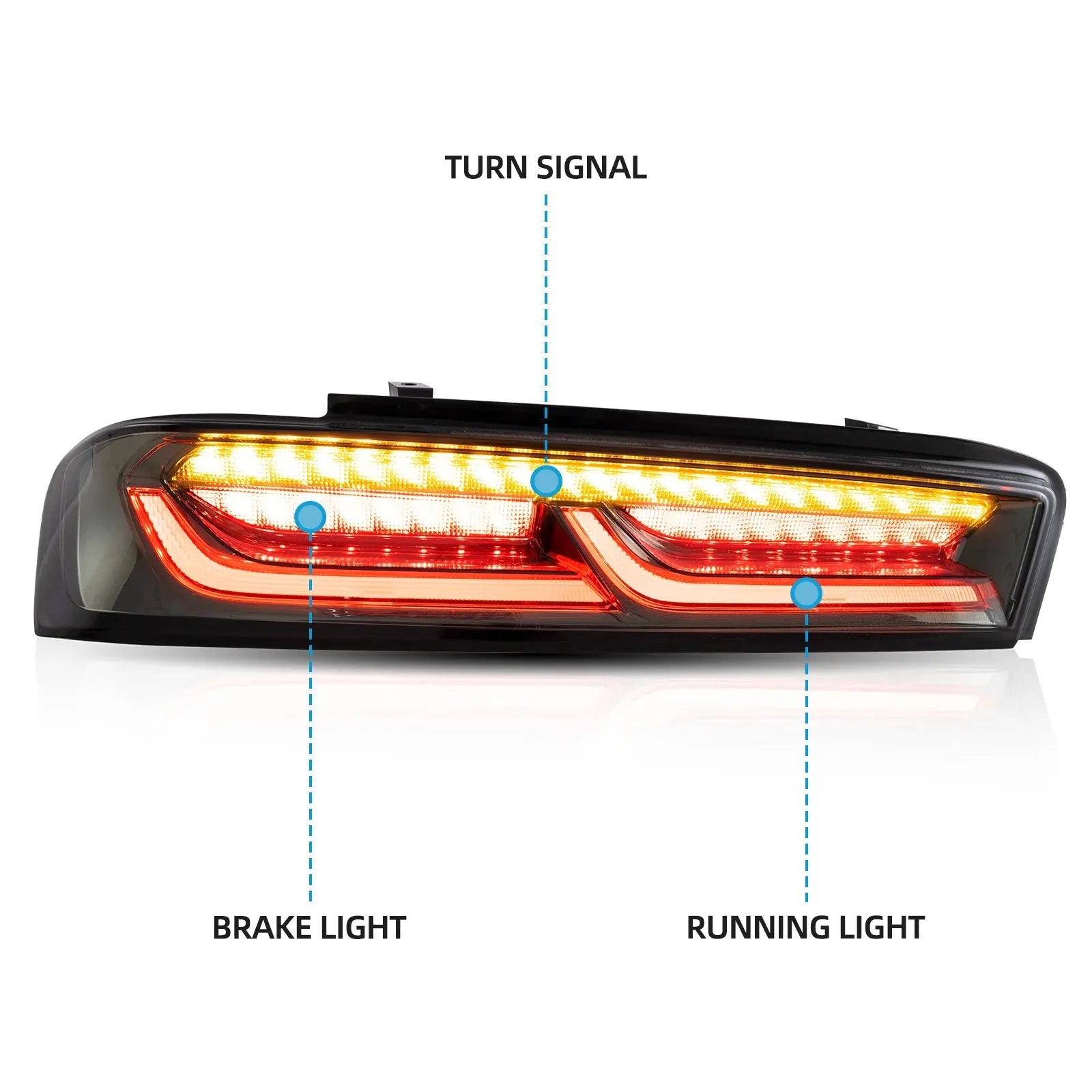 LED Tail Lights for Chevrolet Camaro 2016–2018