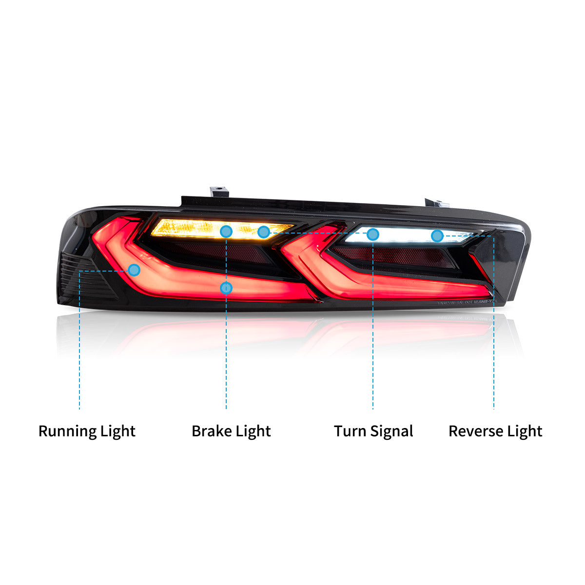 LED Tail Lights for Chevrolet Camaro 2016–2018
