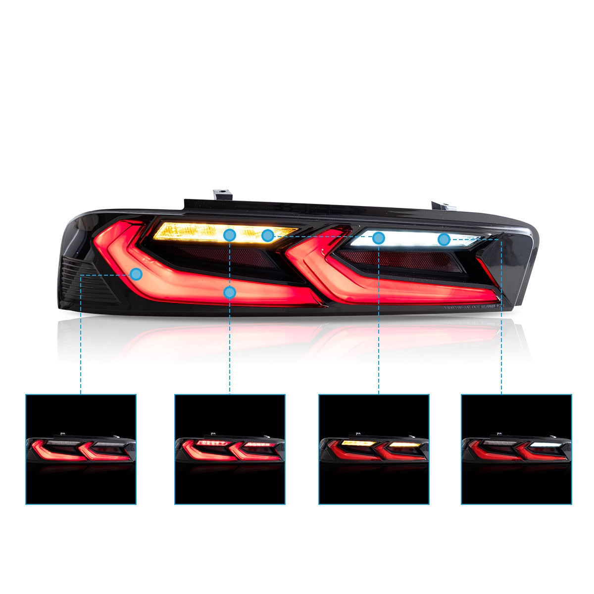LED Tail Lights for Chevrolet Camaro 2016–2018