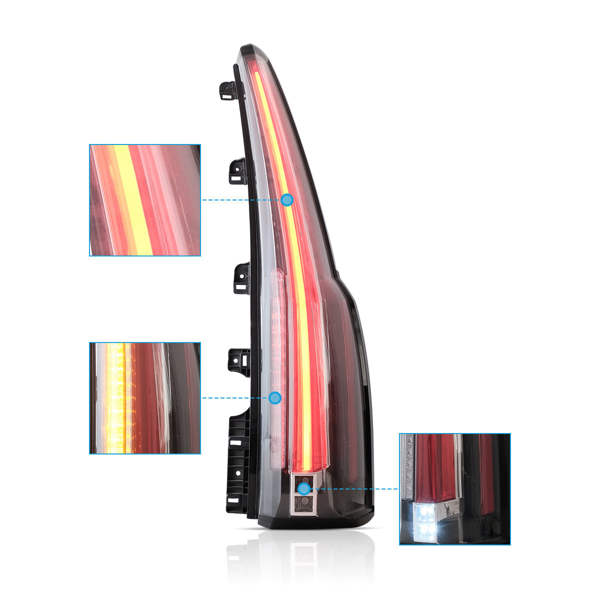 LED Tail Lights for Chevrolet Suburban & Tahoe 2015–2020