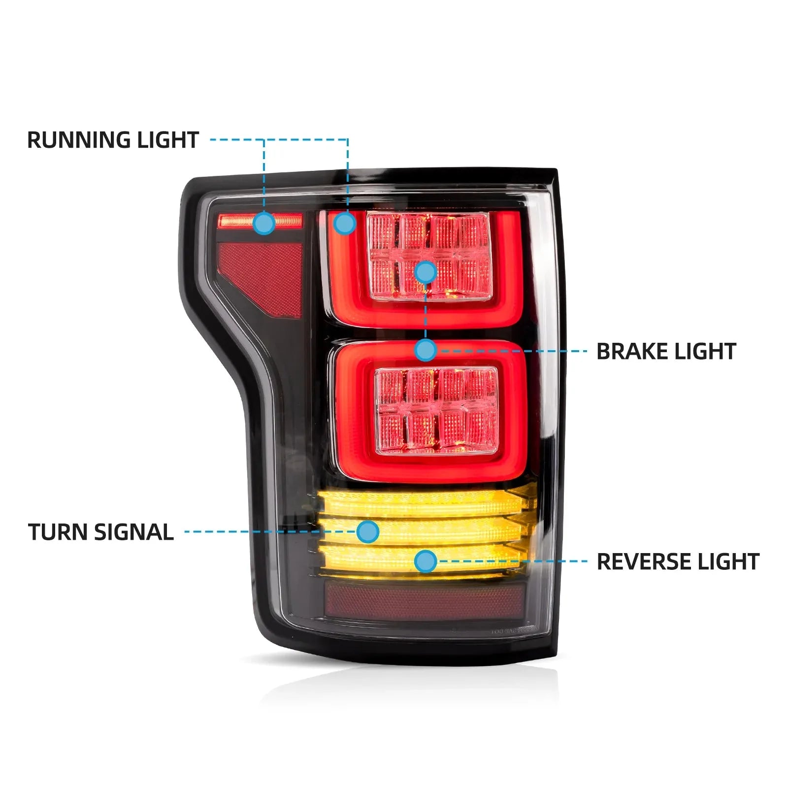 LED Tail Lights for Ford F150 2015–2020