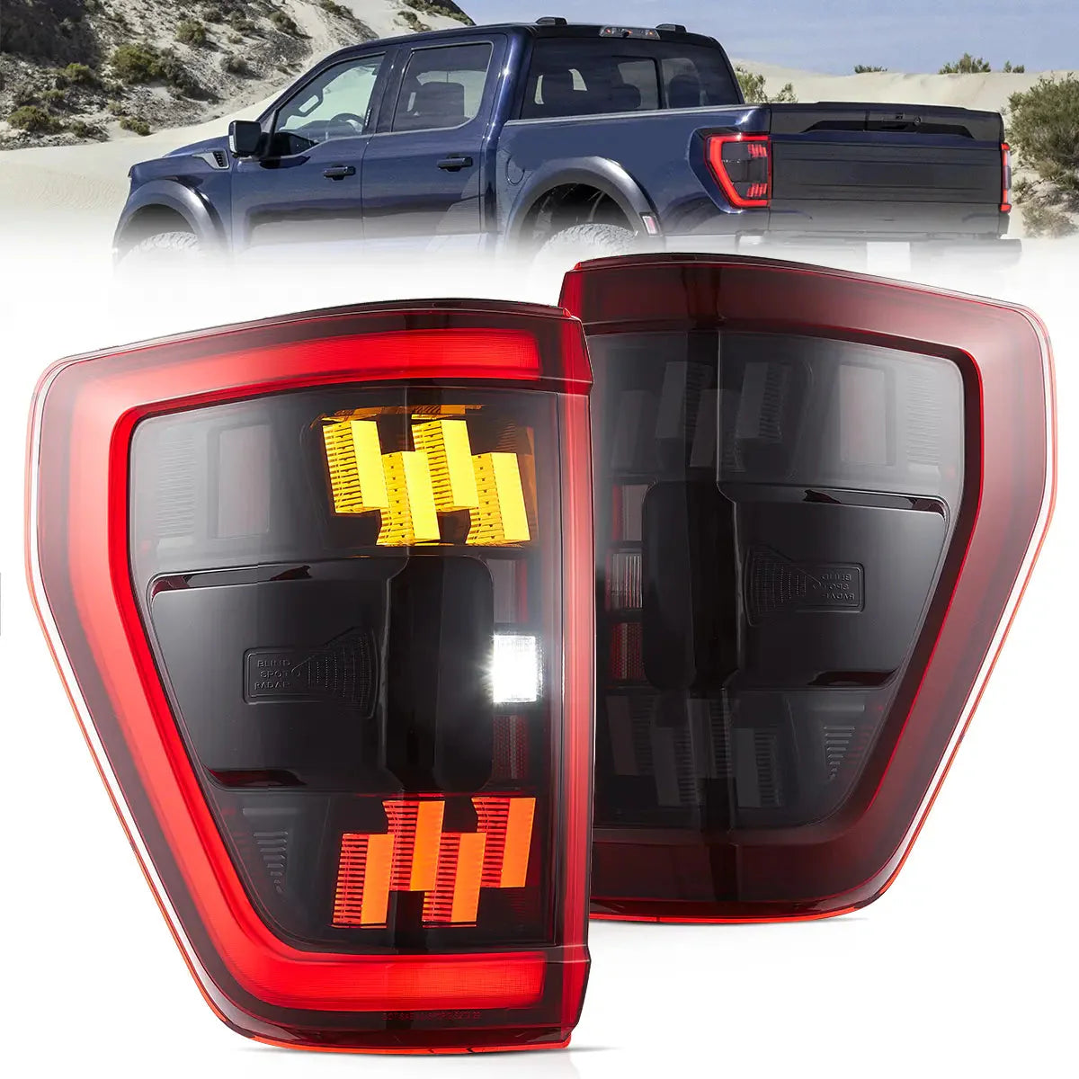 LED Tail Lights for Ford F150 2021–2024