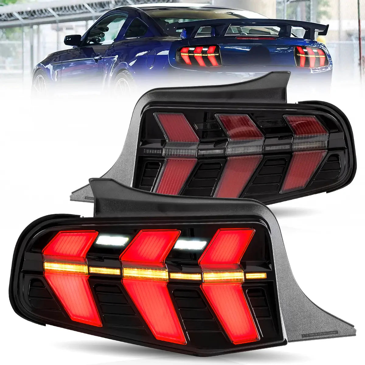 LED Tail Lights for 2010 2011 2012 Ford Mustang