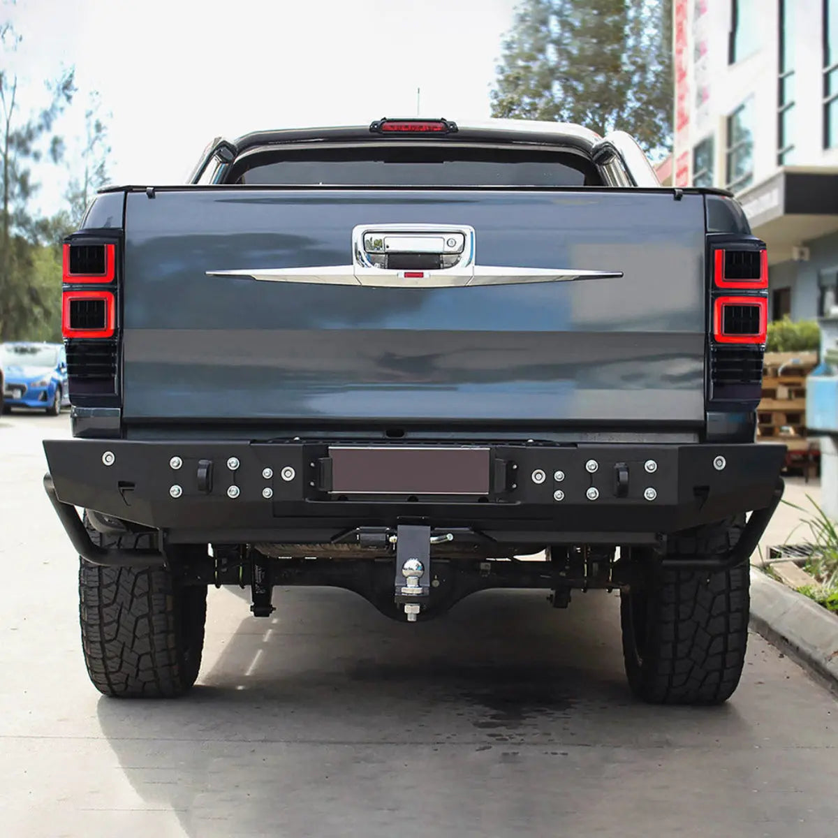 Block Style LED Tail Lights for Ford Ranger T6/P375 2012–2022