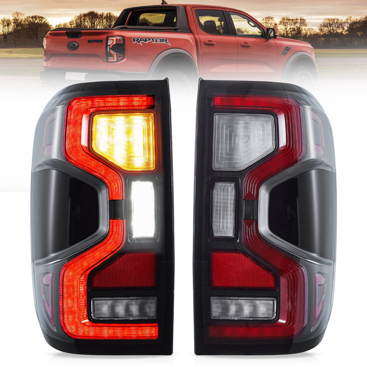 LED Tail Lights for Ford Ranger 2022–2024
