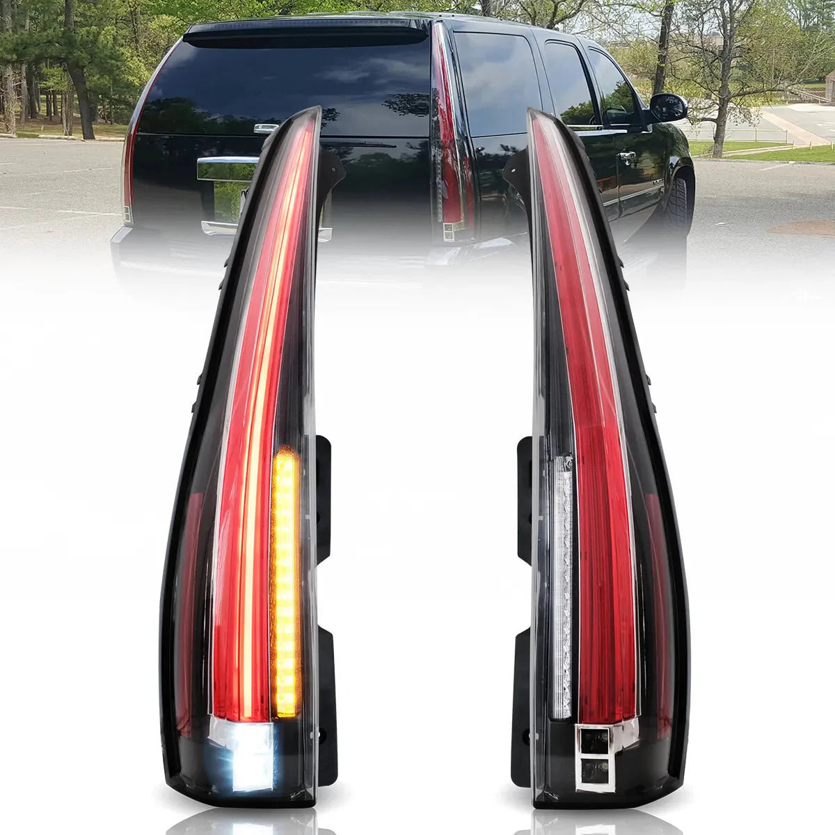 LED Tail Lights for GMC Yukon Chevrolet Tahoe Suburban 2007–2014