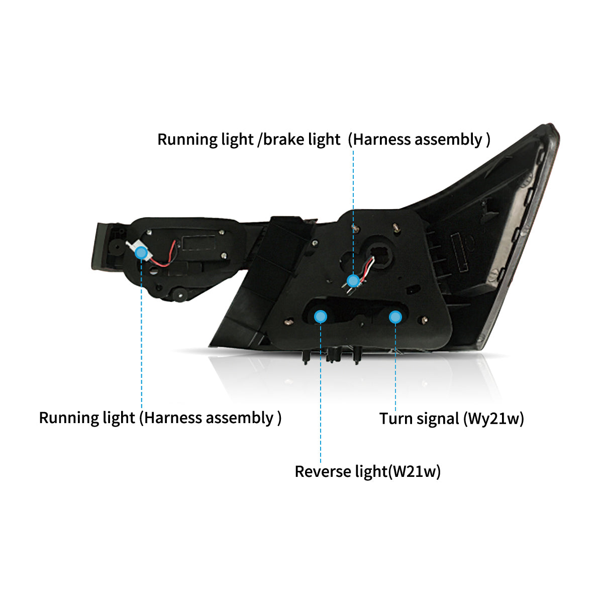 LED Tail Lights for Honda Accord Inspire 2008–2012 [4PCS]