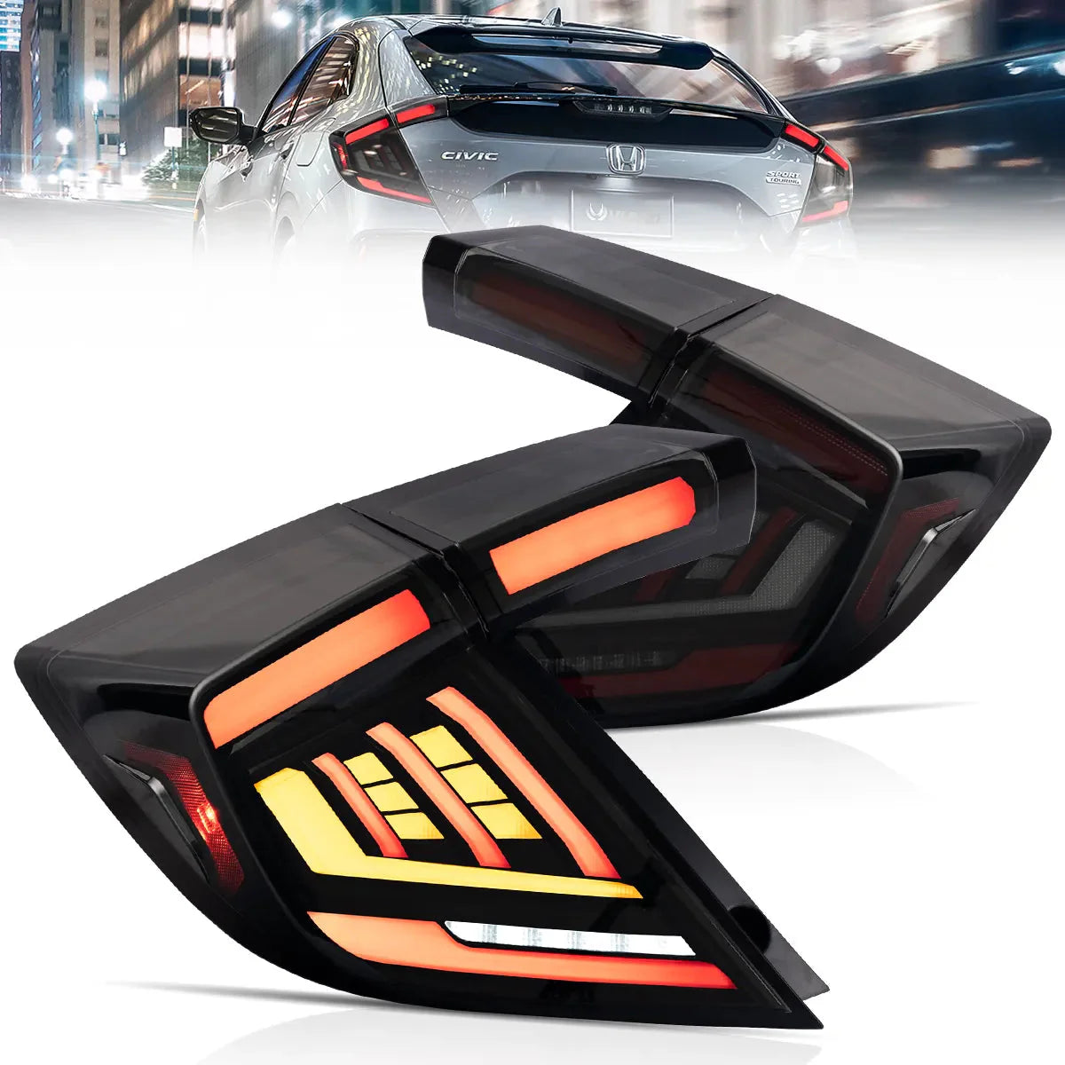 LED Tail Lights for Honda Civic 2018–2021
