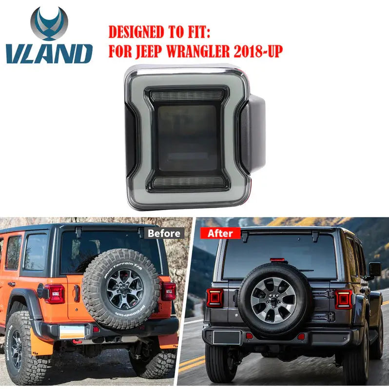 LED Tail Lights for Jeep Wrangler JL 2018–2023