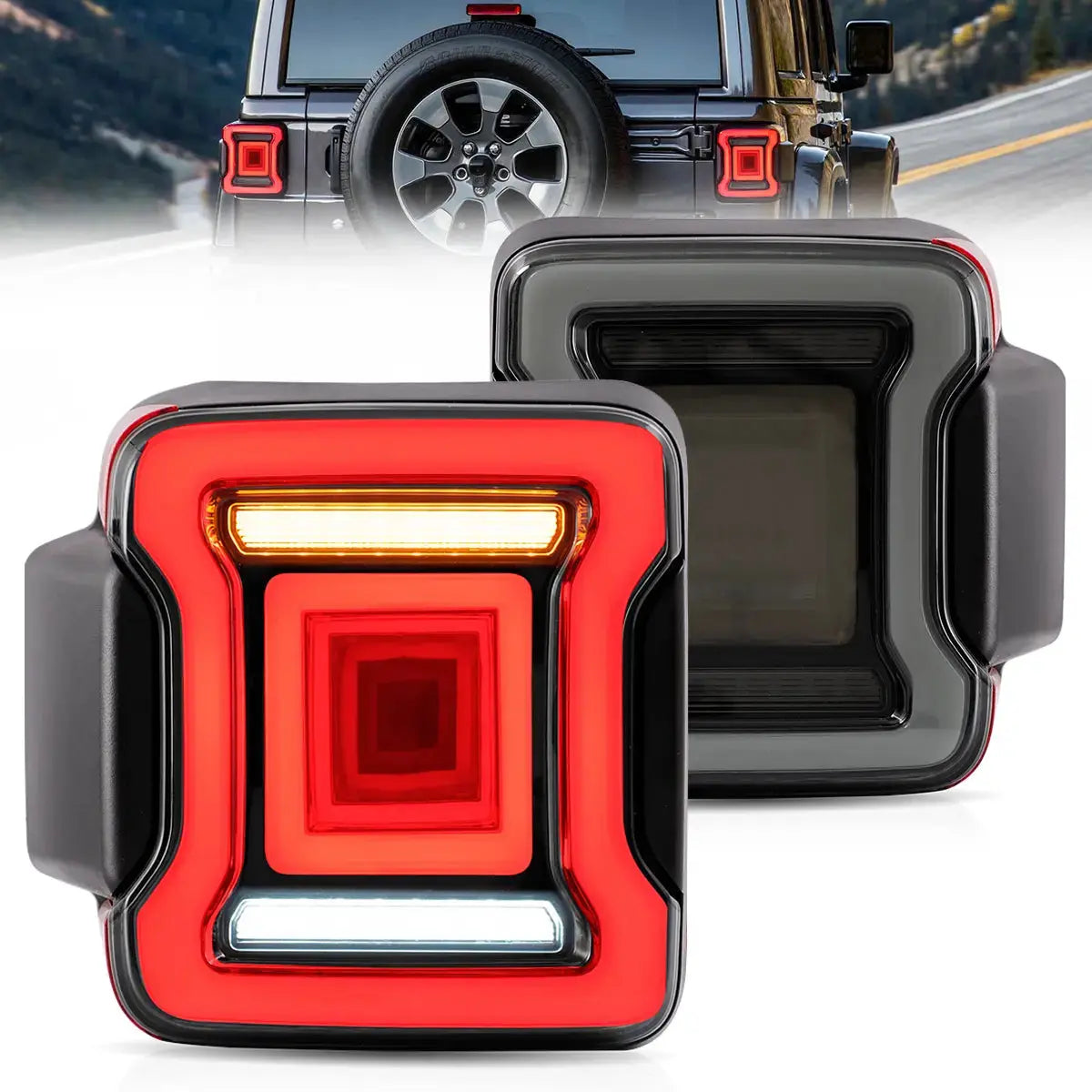 LED Tail Lights for Jeep Wrangler JL 2018–2023