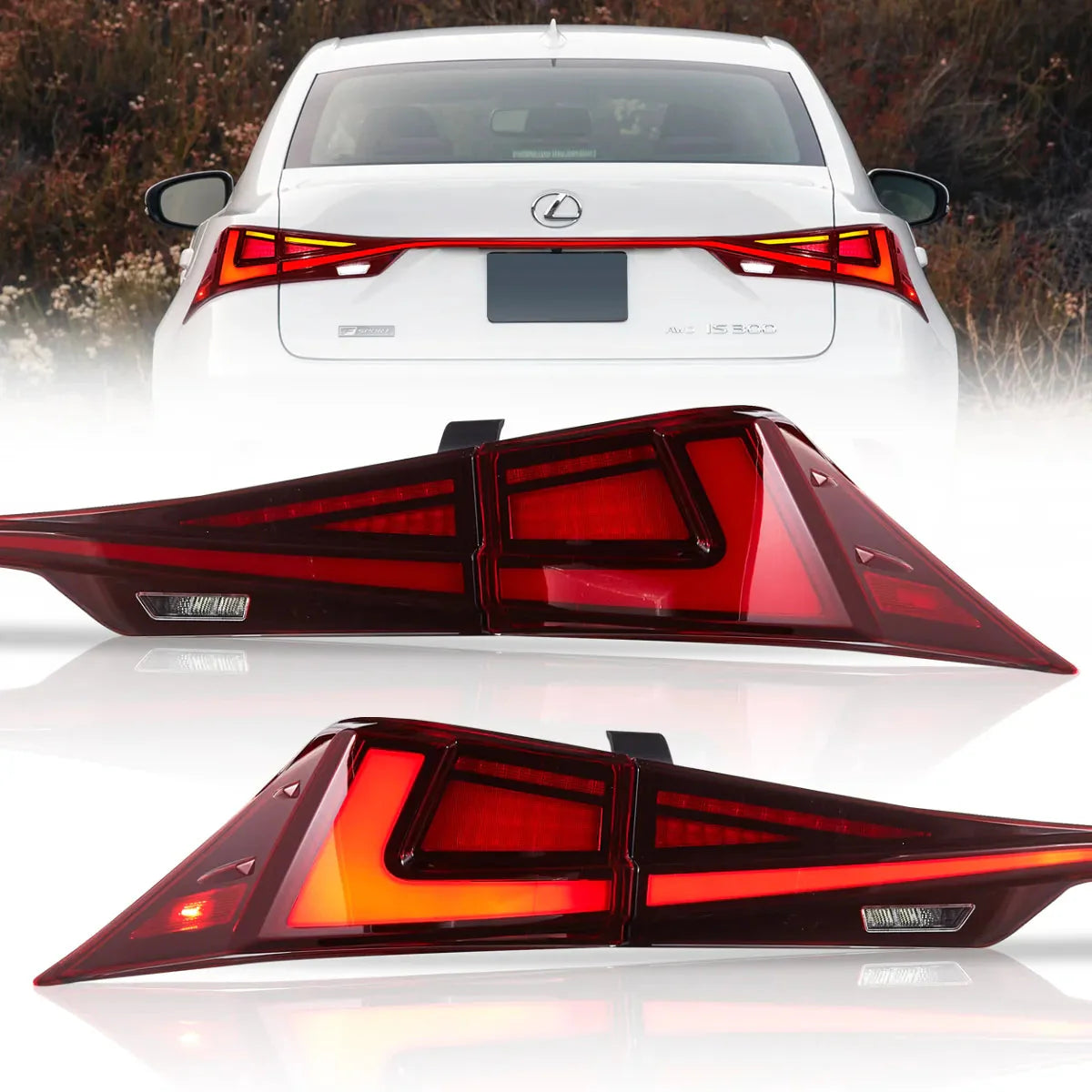 Lexus IS 250 200t 300h F Sport LED Tail Lights 2014–2019