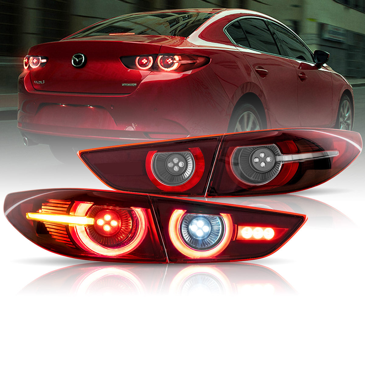 Tail Lights for Mazda 3 Axela Sedan 2019–2021