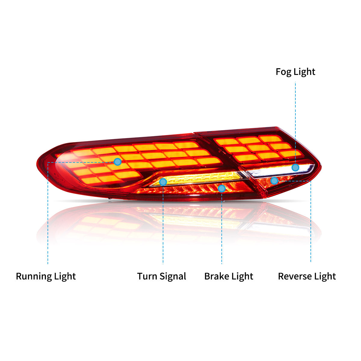 Mercedes-Benz C-Class A205/C205 Tail Lights 2016–2021