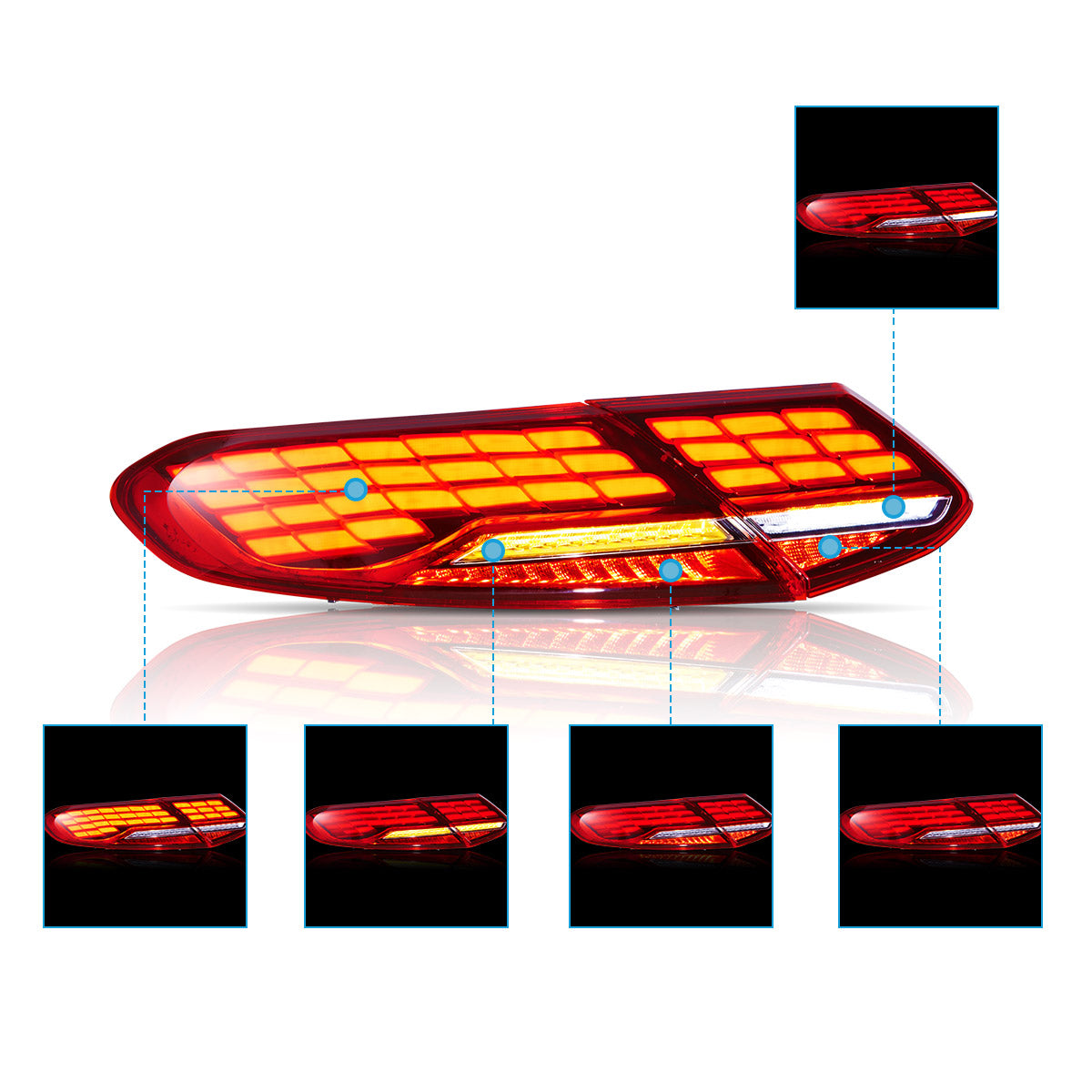 Mercedes-Benz C-Class A205/C205 Tail Lights 2016–2021