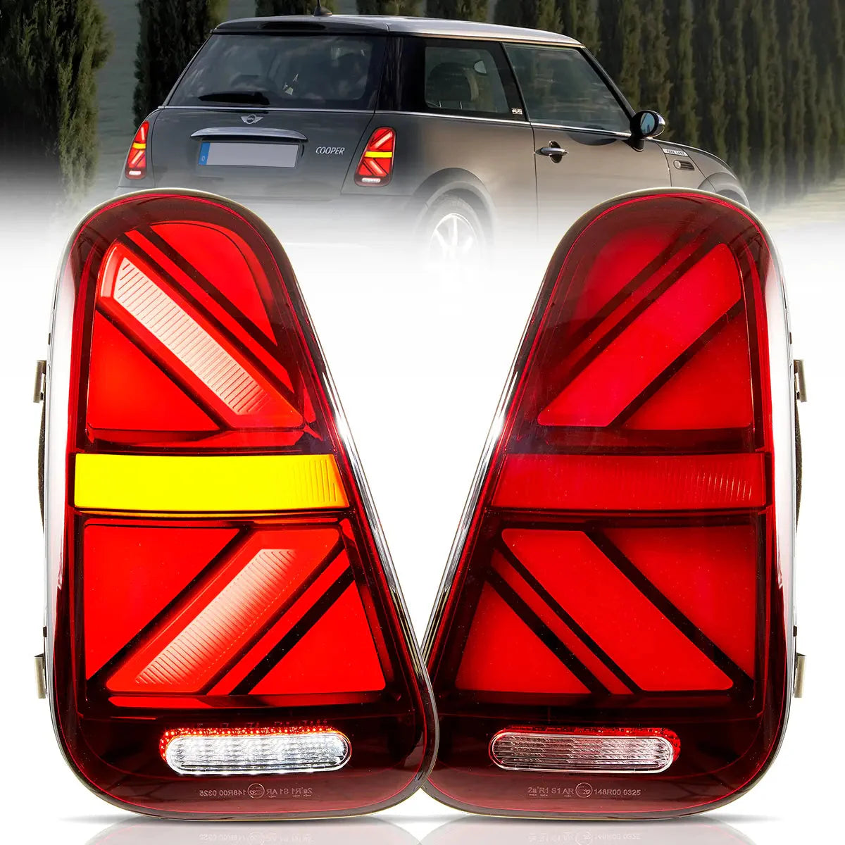 Mini Cooper R50 R52 R53 [Mini Hatch/Cabrio] LED Tail Lights 2001–2006 (Clearance)