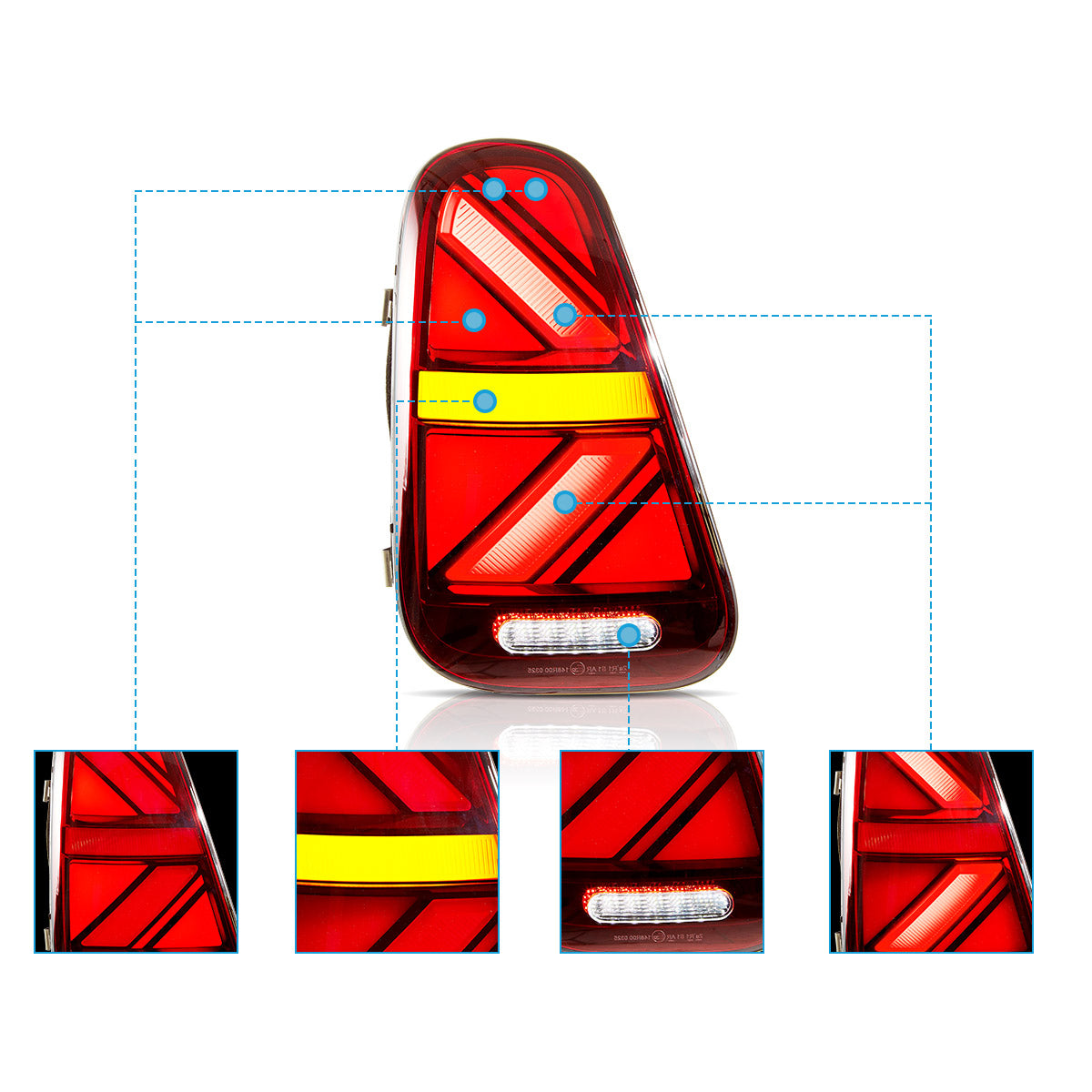 Mini Cooper R50 R52 R53 [Mini Hatch/Cabrio] LED Tail Lights 2001–2006