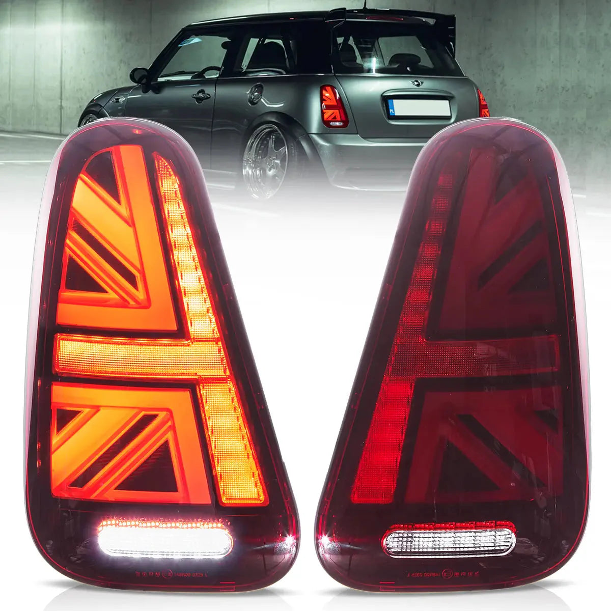 LED Tail Lights for Mini Cooper R50 R52 R53 2001–2006