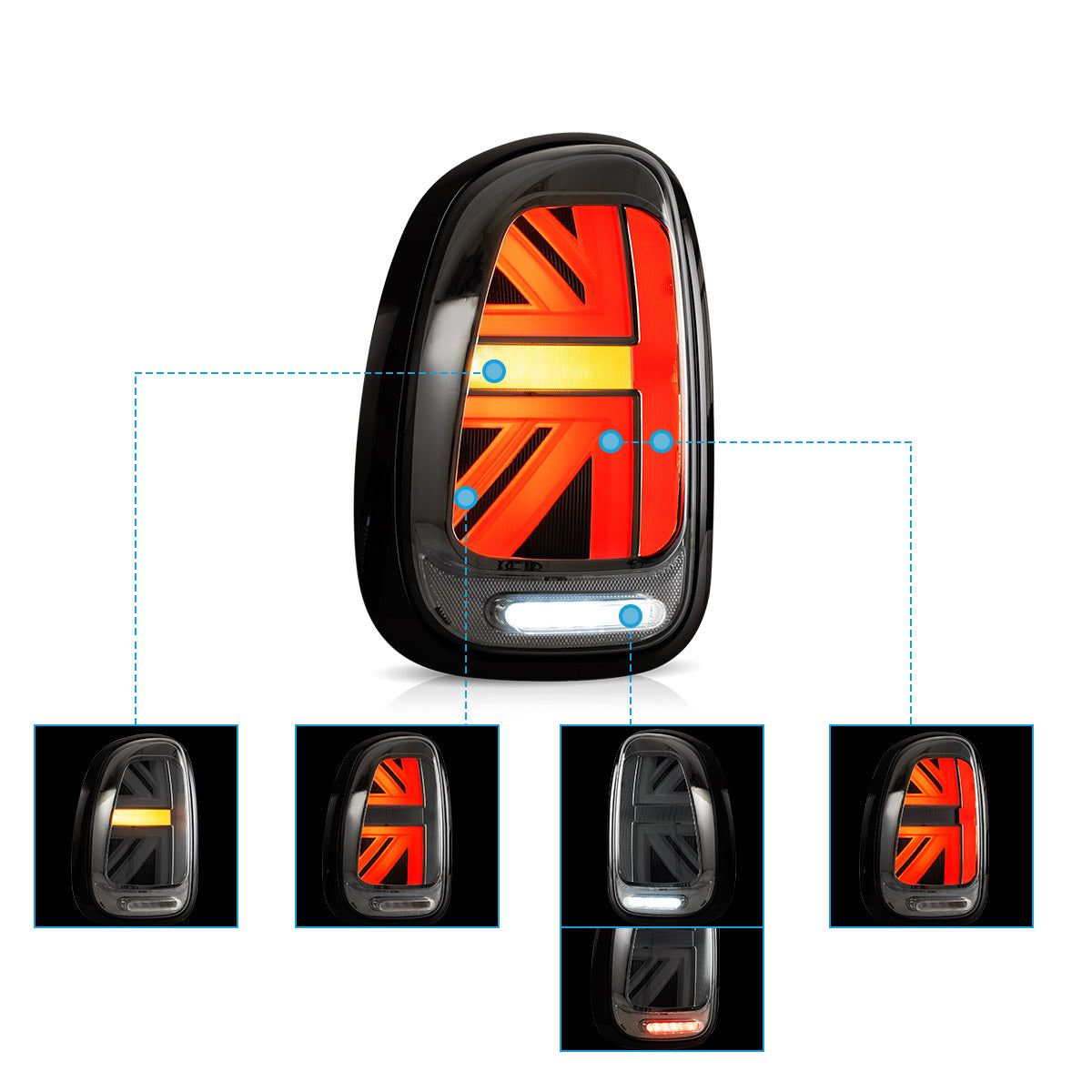 LED Tail Lights for Mini Countryman R60 2010–2016