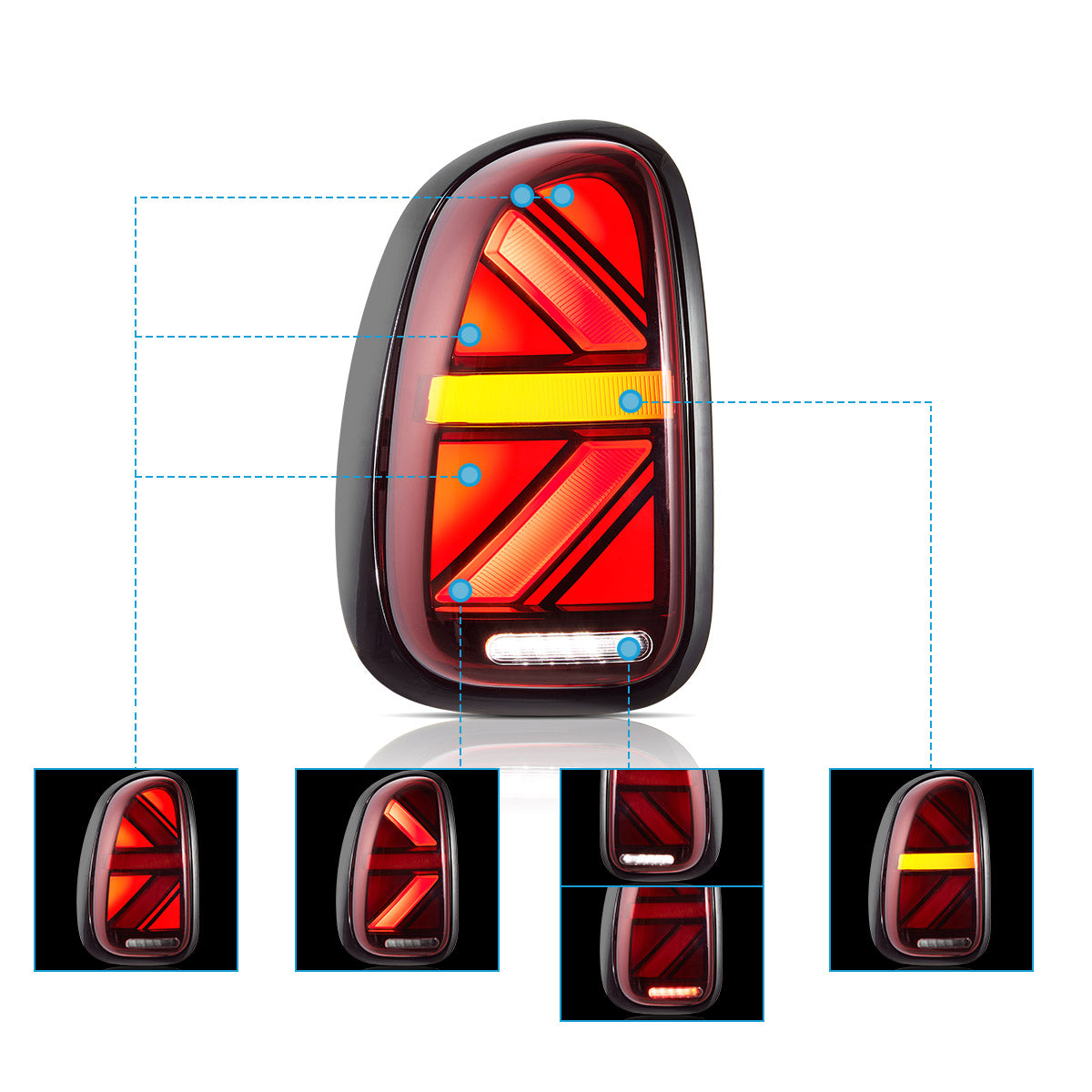 LED Tail Lights for Mini Countryman R60 2010–2016