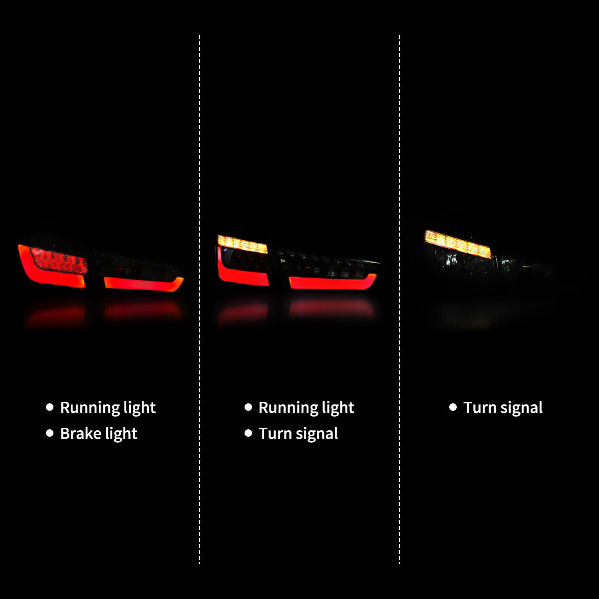 LED Tail Lights for Mitsubishi Outlander Sport (RVR/ASX) 2010–2022