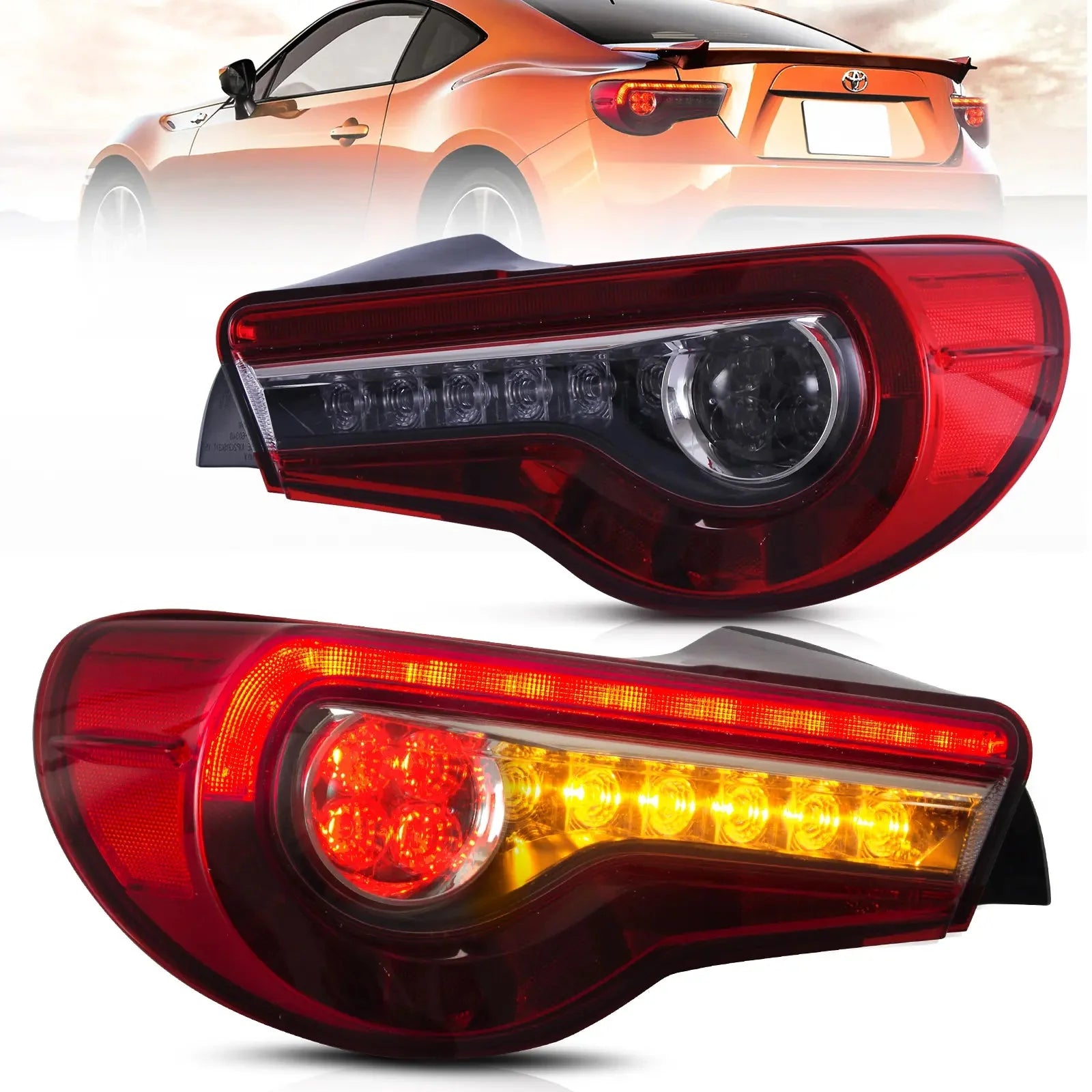 OEM Style Tail Lights for Toyota 86 & Subaru BRZ & Scion FR-S 2012–2021