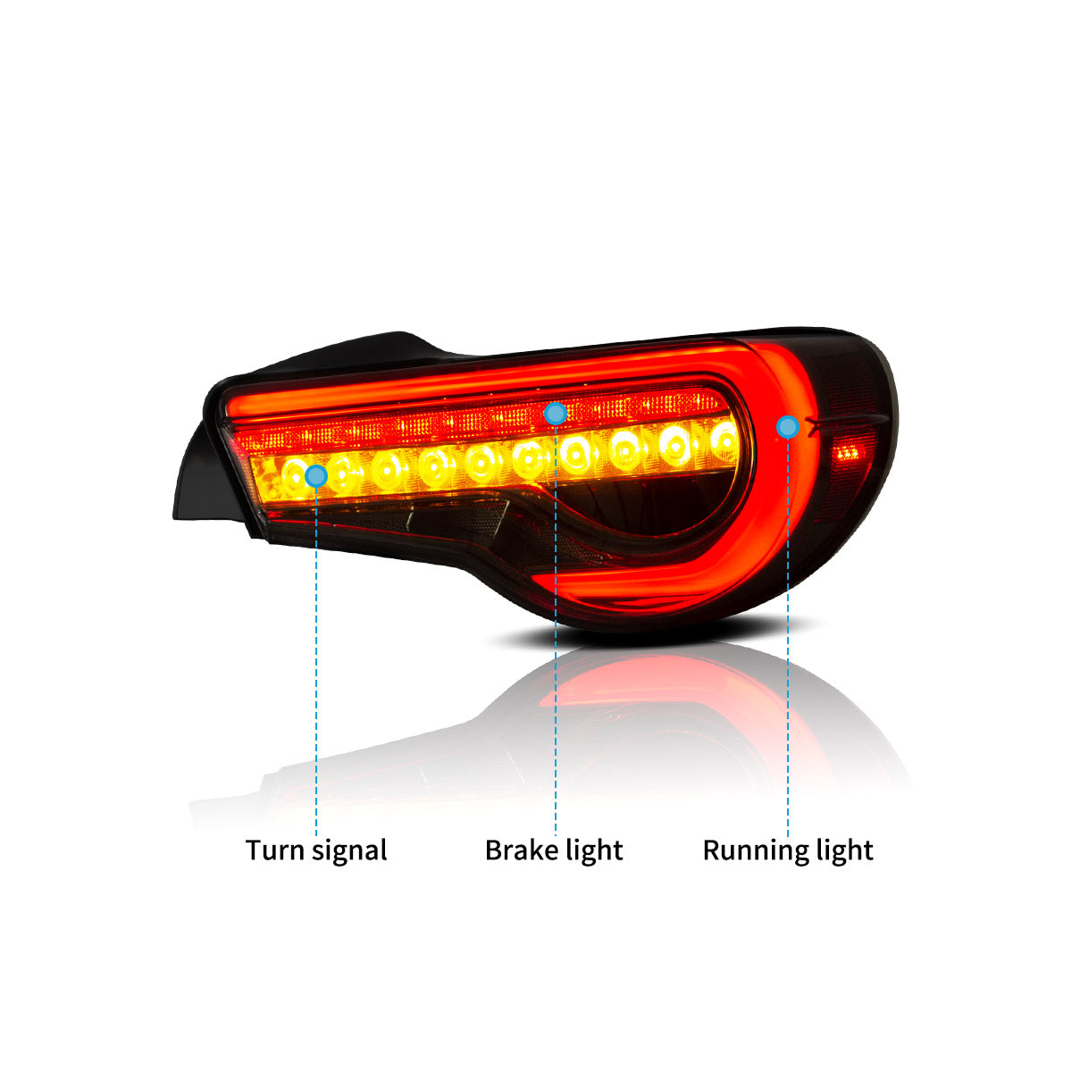 LED Tail Lights for Toyota 86 & Subaru BRZ & Scion FR-S 2012–2021