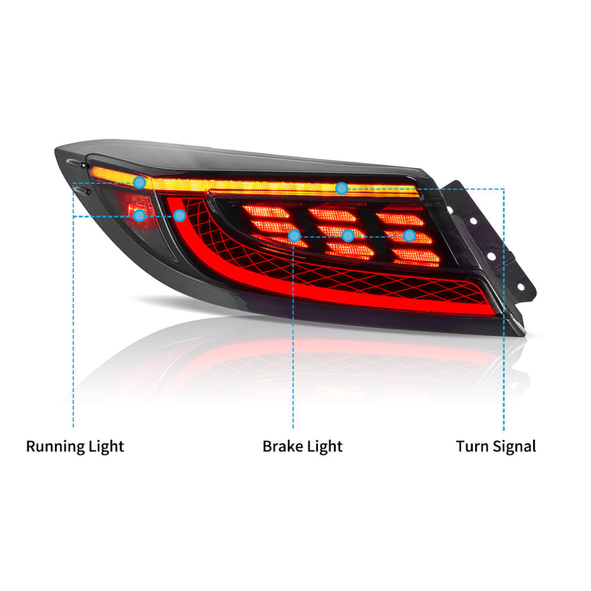 Tail Lights for Toyota 86 & Subaru BRZ 2021–2024