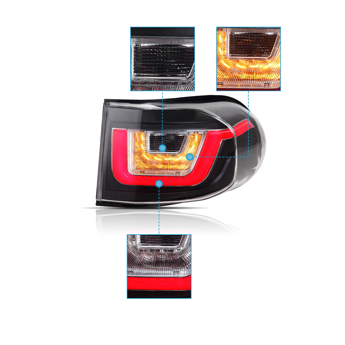 LED Tail Lights for Toyota FJ Cruiser 2006–2022