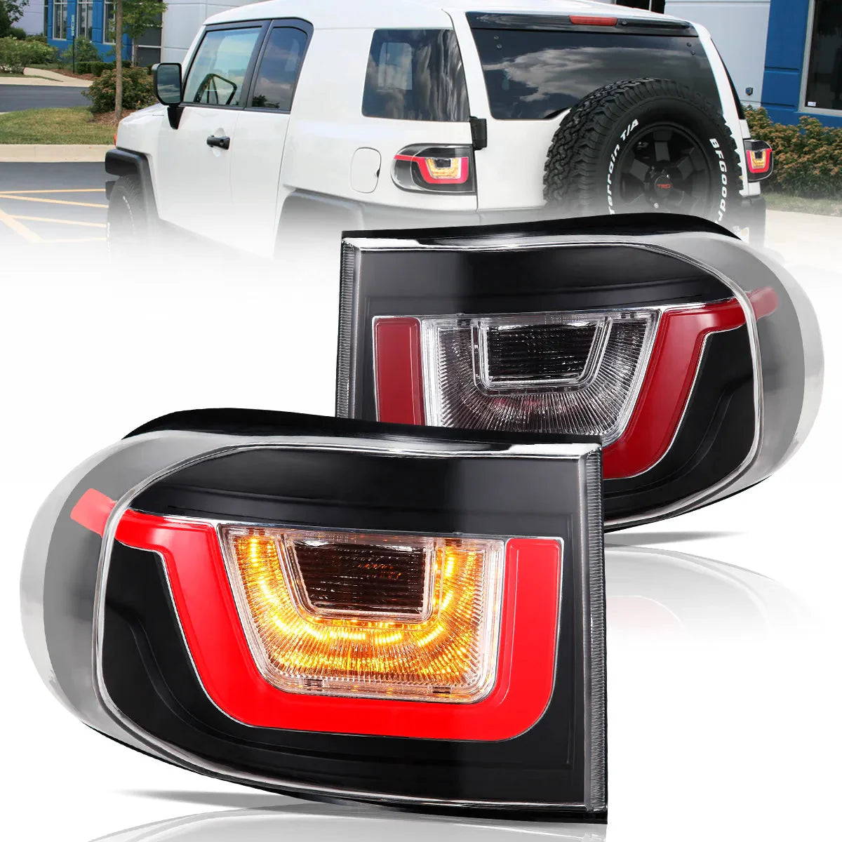 LED Tail Lights for Toyota FJ Cruiser 2006–2022