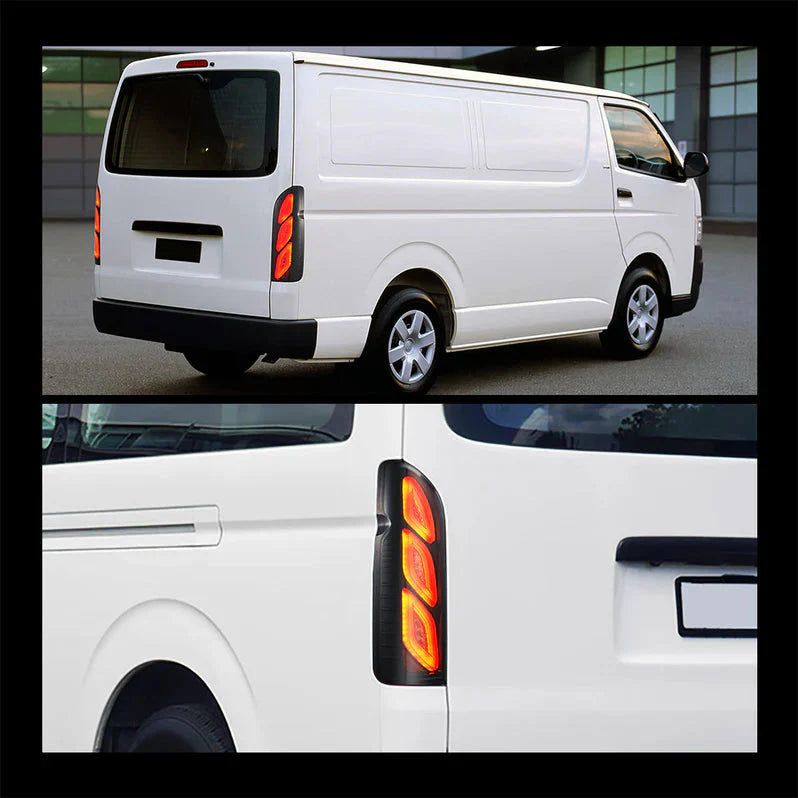 Toyota Hiace With Startup Animation LED Tail Lights 2005–2019