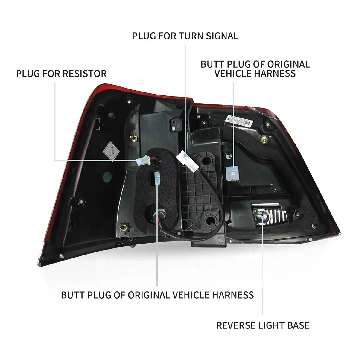 LED Tail Lights for Toyota Land Cruiser 2008–2015