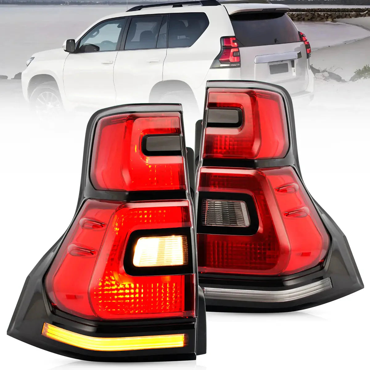 LED Tail Lights for Toyota Land Cruiser Prado 150 2010–2016