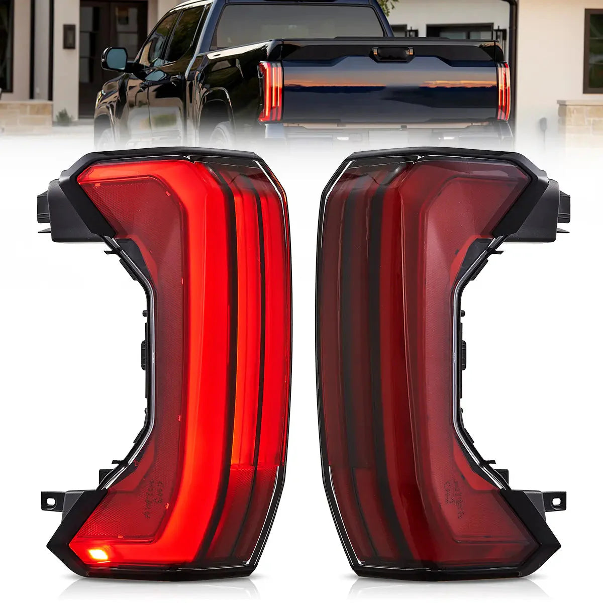 LED Tail Lights for Toyota Tundra with Start-up Animation 2022–2024