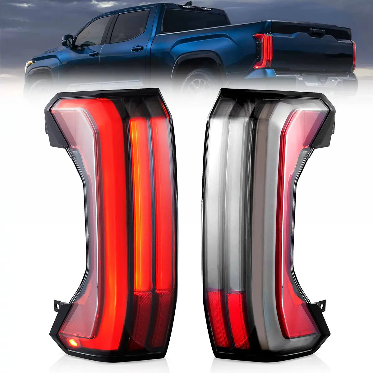 LED Tail Lights for Toyota Tundra with Start-up Animation 2022–2024