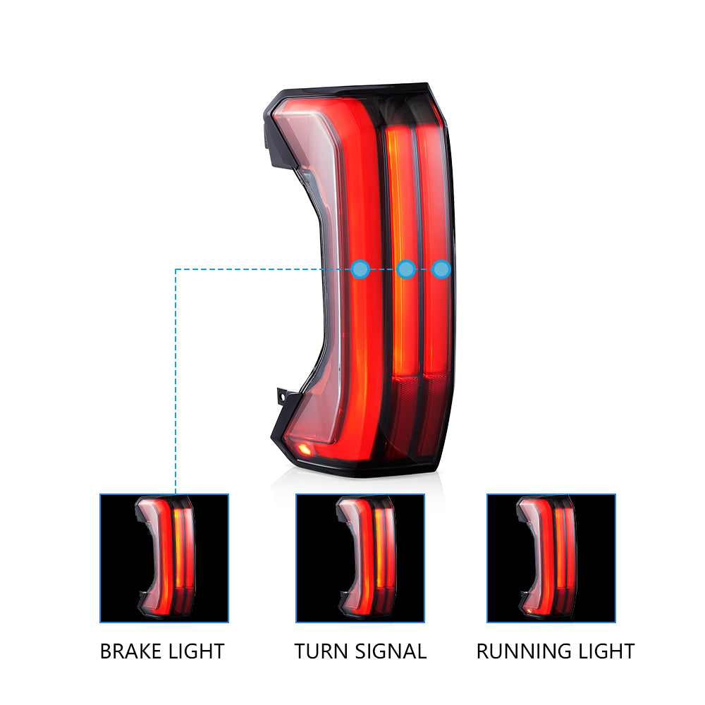 LED Tail Lights for Toyota Tundra with Start-up Animation 2022–2024