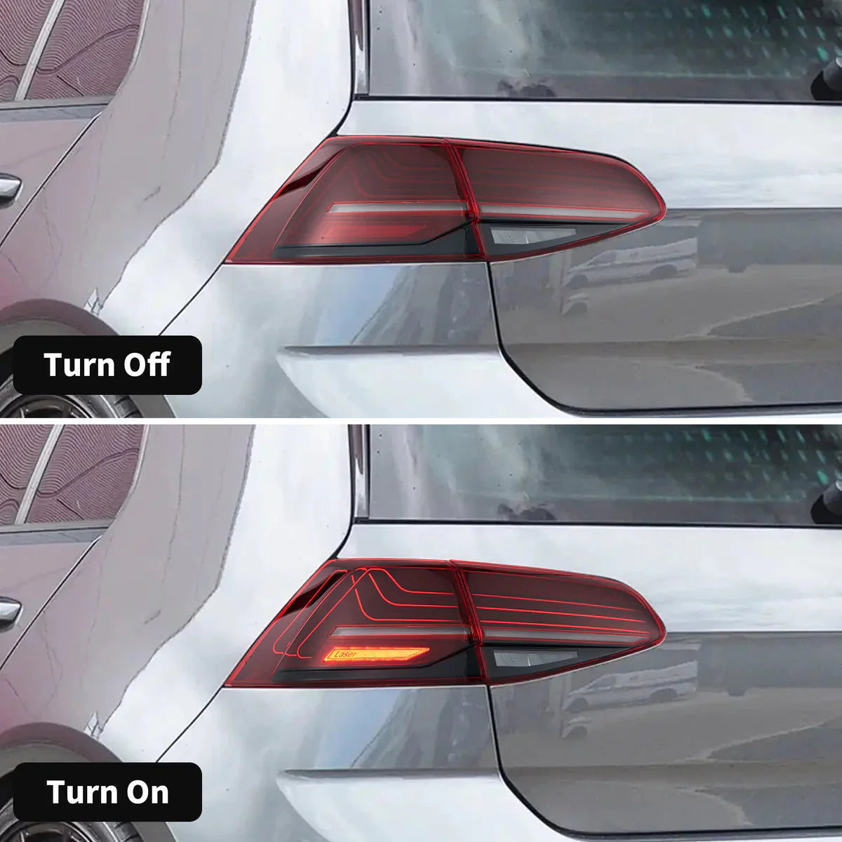 Laser style Tail Lights for Volkswagen Golf MK7 2013–2017