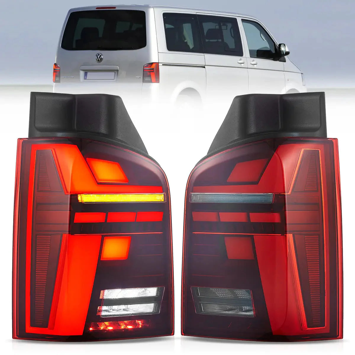 Volkswagen Multivan T5 Transporter Caravelle LED Tail Lights 2010–2014 (Clearance)