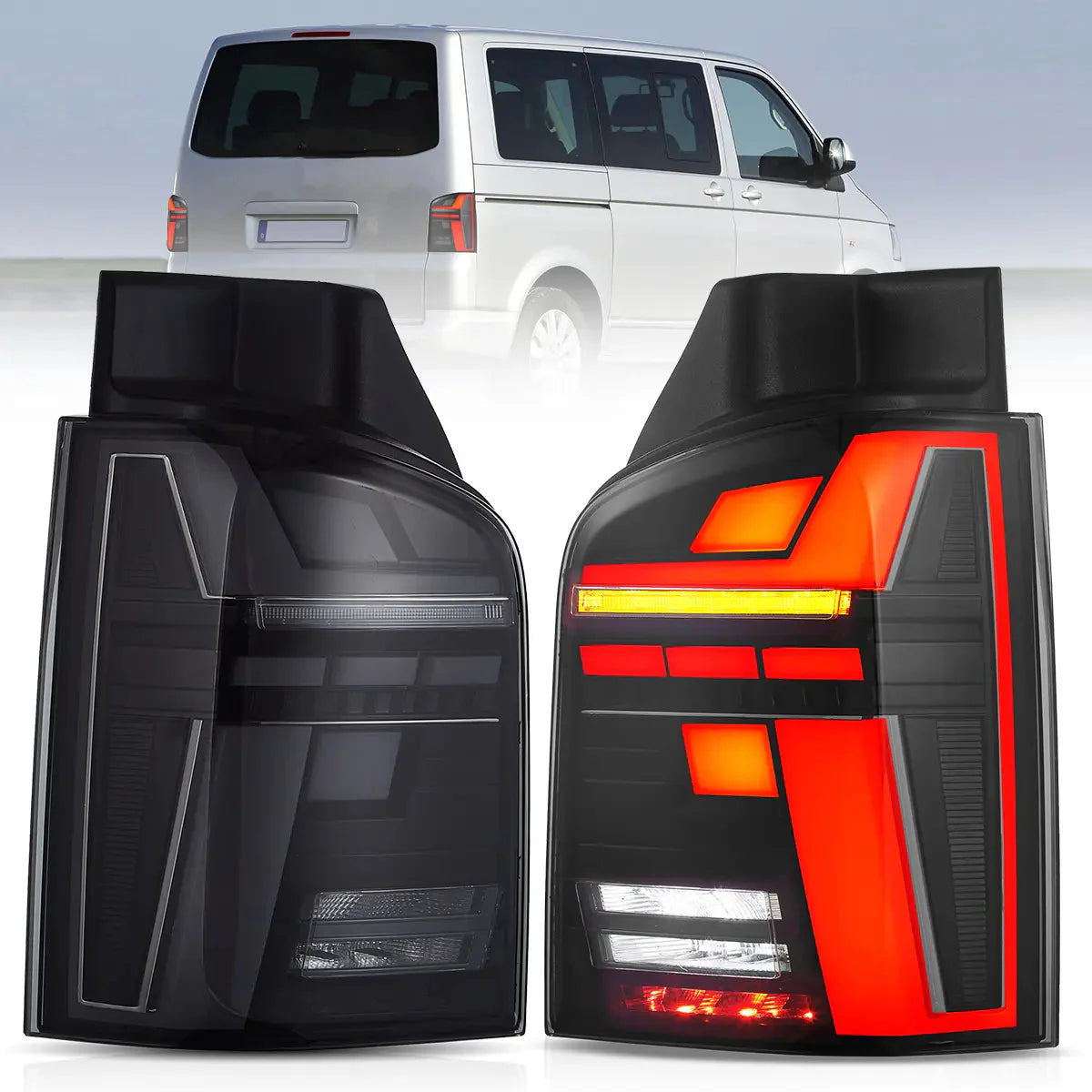 Volkswagen Multivan T5 Transporter Caravelle LED Tail Lights 2010–2014 (Clearance)