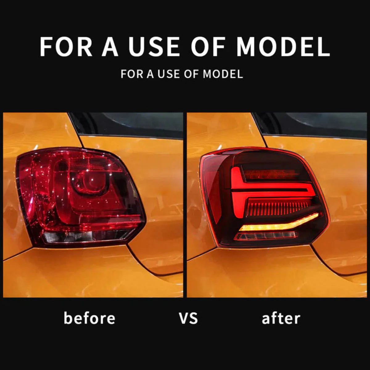 LED Tail Lights for Volkswagen Polo 2009–2017