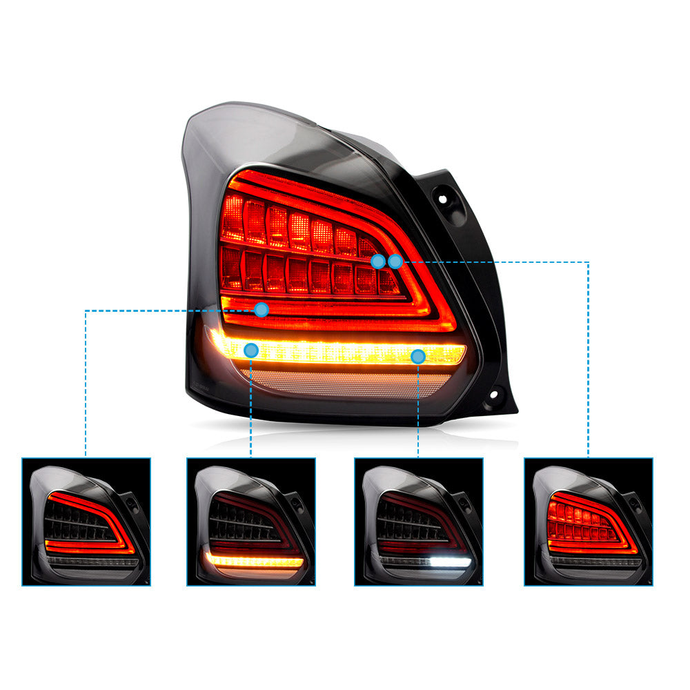 LED Tail Lights for Suzuki Swift Sport 3th Gen (A2L414) Hatchback 2017–2022