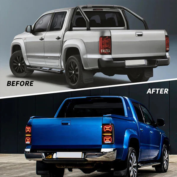 LED Tail Lights for Volkswagen Amarok 2010–2021 with Sequential Turn Signal