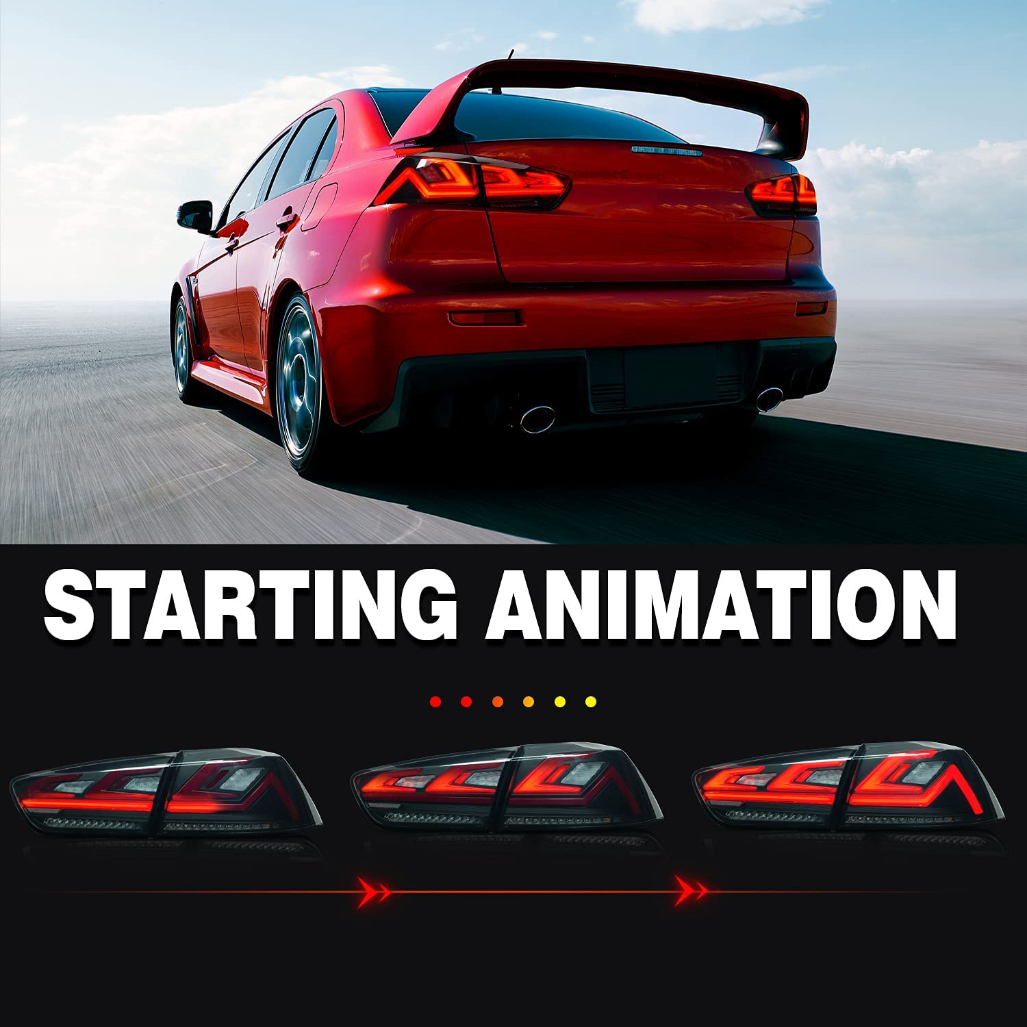 MITSUBISHI LANCER DYNAMIC LED TAIL LIGHTS